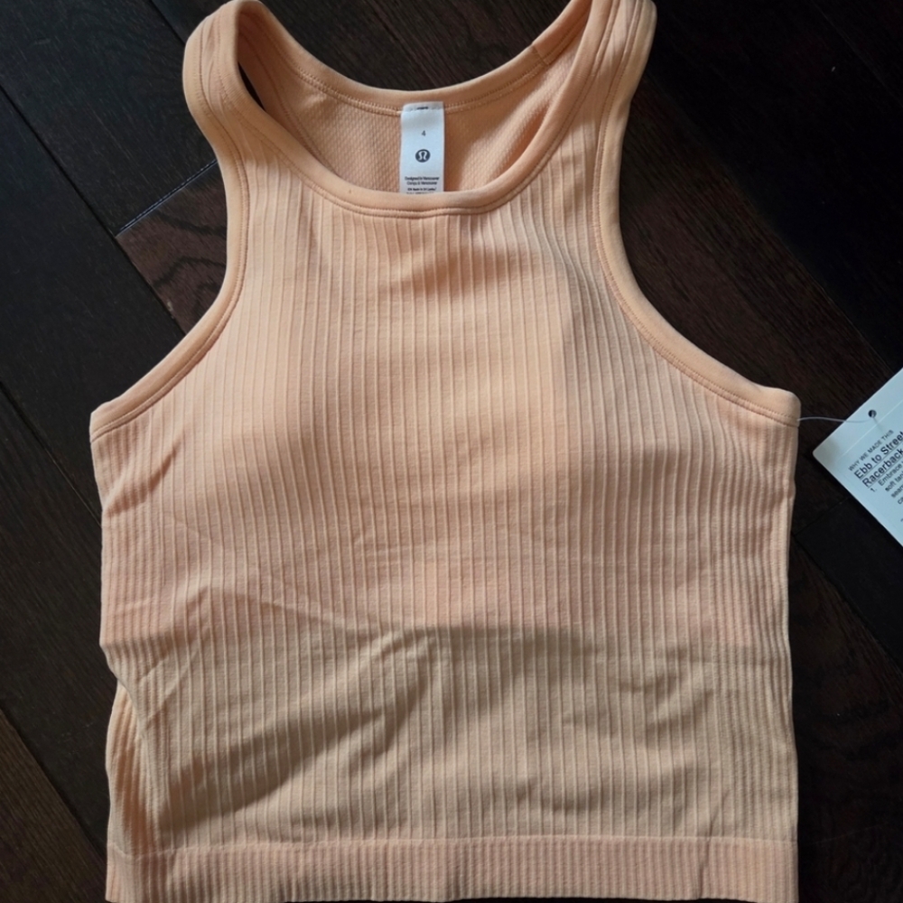 Lululemon Ebb to Street cropped tank top